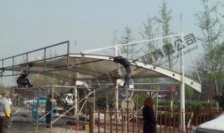 车棚膜结构停车棚价格 车棚膜结构停车棚价格